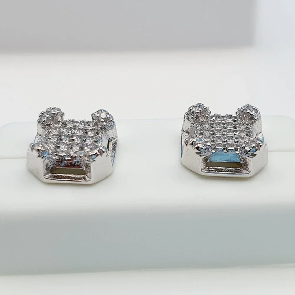 - "925 Sterling Silver Cubic Zirconia Earrings, U19254833 - Picture 2 of 11